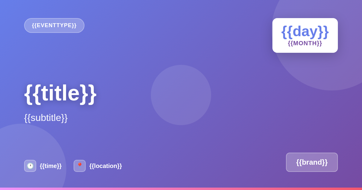 event-announcement template preview