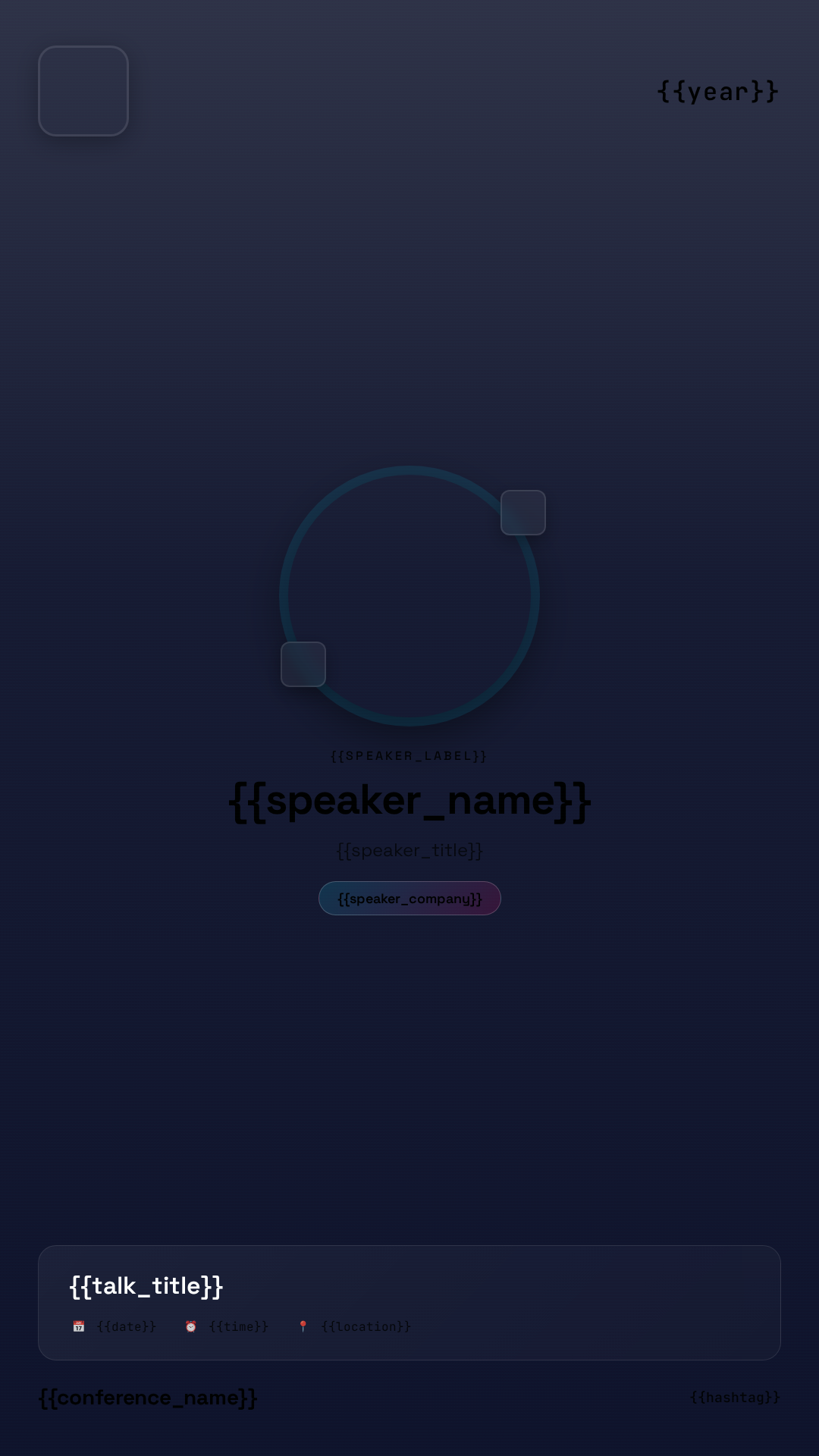 tech-conference template preview